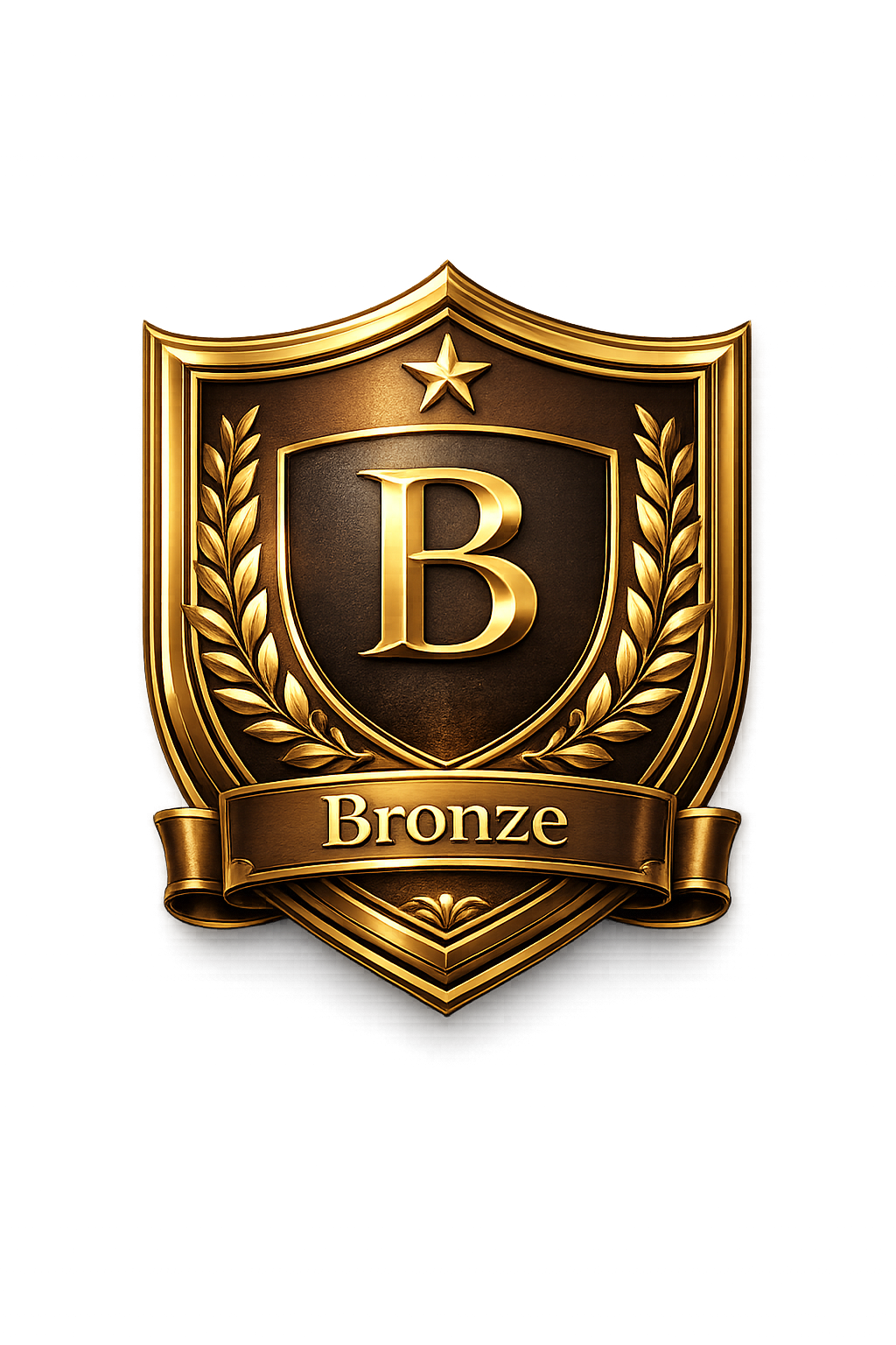 Bronze sponsorship shield