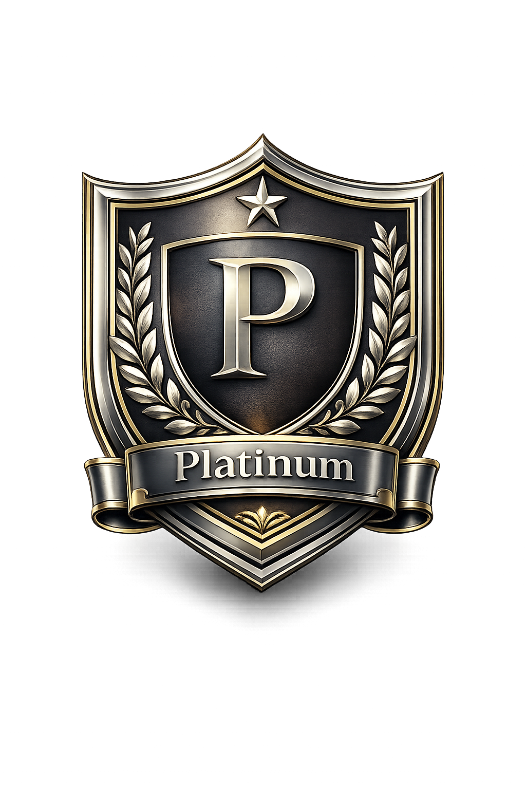 Platinum sponsorship shield